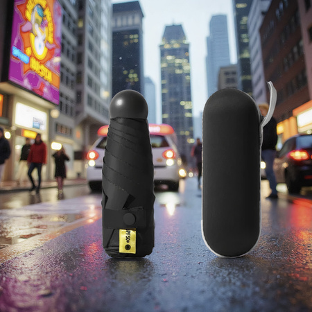 Compact umbrella automatic folding lightweight men's umbrella women's umbrella with UV filter cover +ETUI for purse