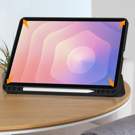 Puzdro Smart Pencil na Samsung Galaxy Tab S11 11 SM SMX736 s klapkou, čierne - ochranné
