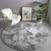 Shaggy Ombre Strado Round Carpet 120x120 OmbreSilver (Light Gray)
