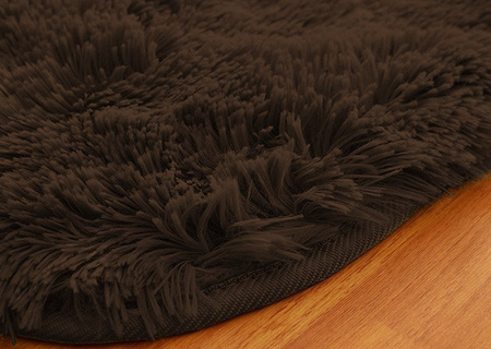 Dywan - Living Room Shaggy 160x230 - Dark Brown