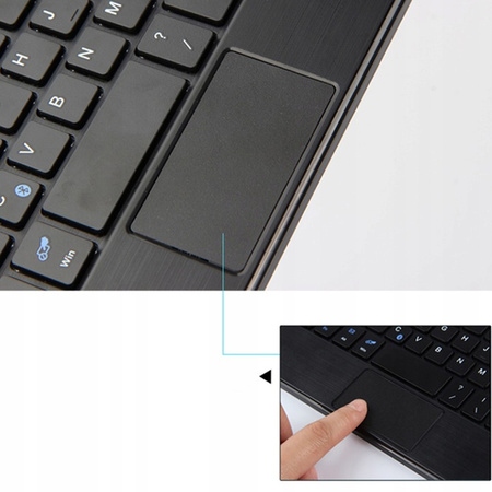 Etui z klawiaturą Bluetooth do Redmi Pad 2 11 2025, czarne
