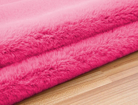 Rabbit Strado 120x120 round rug HotPink (Pink)