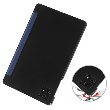Puzdro Smart Case na T-Mobile T Tablet 5G 10.36, tmavomodré - ochranné so stojanom, prístup k portom a tlačidlám