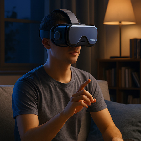 Okuliare VR na telefón Vrg Q8 Virtuálna Realita 3D Okuliare Gry Filmy