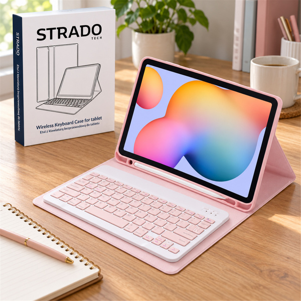 Etui z klawiaturą do Galaxy Tab S6 Lite z uchwytem na rysik