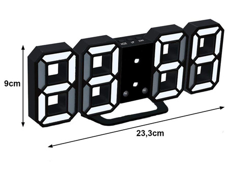 LED alarm clock electronic thermometer with alarm