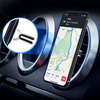 Multifunctional Finger Ring and Grille Holder for Phone (Silver)