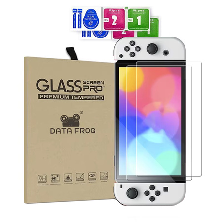 Tvrdené sklo na Nintendo Switch Oled 9H na displej súprava - ochrana displeja 9H, plné krytie, oleofóbne