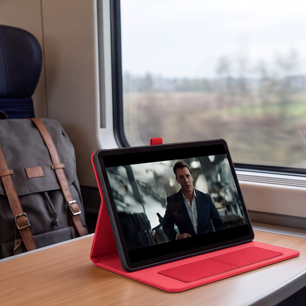 Etui z klapką do Lenovo Idea Tab 11" TB336FU TB336ZU ZAFR0378PL - czerwone