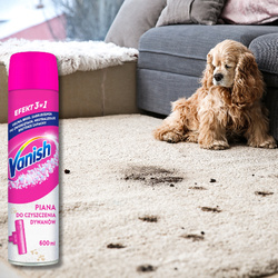 Vanish 3in1 Action pena odstraňovač škvŕn na koberce podlahových krytín i čalúnenie 600ml
