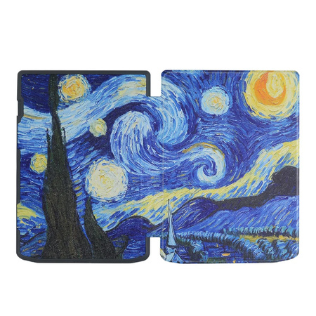 Etui Smart Graficzny do Pocketbook Inkpad 4 / Color 2 - ochronne z podstawką