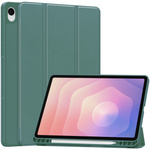 Etui Smart Pencil do Samsung Galaxy Tab S11 11 SM SMX736 z klapką, zielone - ochronne
