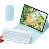 Etui z klawiaturą myszką do Apple iPad Air 4 / Apple iPad Air 11 Pro / iPad Air 10.9 2022 / Air 5, niebieskie - ochronne