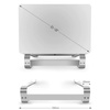 Uniwersalna podstawka pod laptopa 10-18 cali Aluminiowa uchwyt stojak S1, srebrny