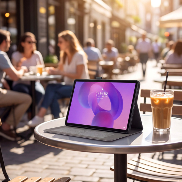 Etui z klapką do Lenovo Idea Tab 11" TB336FU TB336ZU ZAFR0378PL - szare