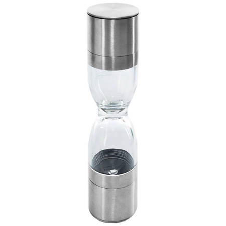 ORION Grinder for salt pepper hand double HOURGLASS