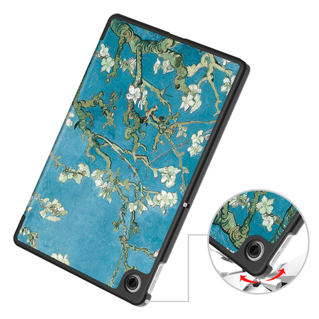 Puzdro grafické na Lenovo Tab 10.1 2025 s klapkou - ochranné so stojanom
