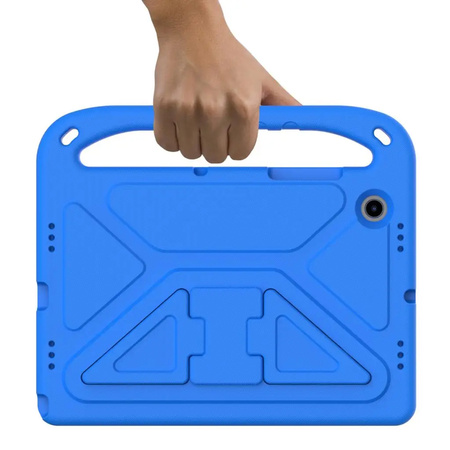 Puzdro FunColor s držiakom na Galaxy Tab A9 Plus 11 X210 / X215 / X216, modré - ochranné