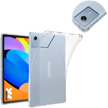 Etui Silikonowe do Lenovo Idea Tab 11, przezroczyste - ochronne z podstawką