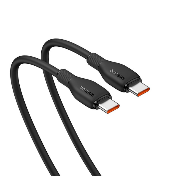 Kábel Baseus Pudding Series USB-C 100W 1,2m, čierny