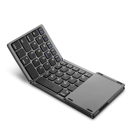 Bluetooth Universal Folding Keyboard - compact keyboard with touchpad for mobile devices and laptops