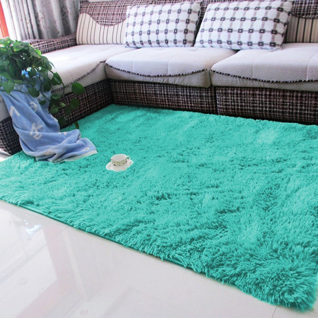 Shaggy Strado room carpet 80x150 TurquoiseSea (Turquoise)