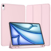 Puzdro Smart Pencil na iPad Air 11 M3 2025 Gen. 7 / M2 2024 Gen. 6, ružové - ochranné so stojanom
