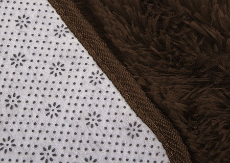 Shaggy Strado room carpet 200x250 DarkCoffee (Dark brown)