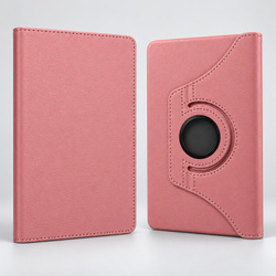 Etui obrotowe do Samsung Galaxy Tab A11 X135/ X133 A9 SM-X115/X110 - różowe