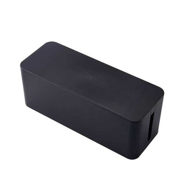 Cable and strip organizer box size L (Black)