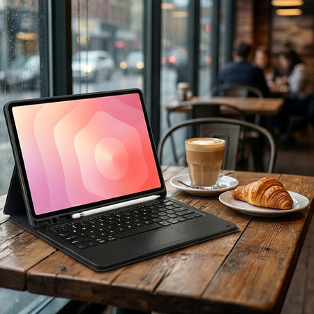 Puzdro s klávesnicou na Samsung Galaxy S11 X730 X736 na stylus / Samsung Galaxy, Tab S11 11, čierne - ochranné