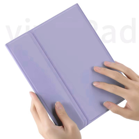 Etui z klawiaturą do Apple iPad AIR 13 M2 2024 M3 2025 Gen 6 7, fioletowe