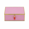 Szkatułka na biżuterię 18x13x7 cm 4ASS CLR Pink