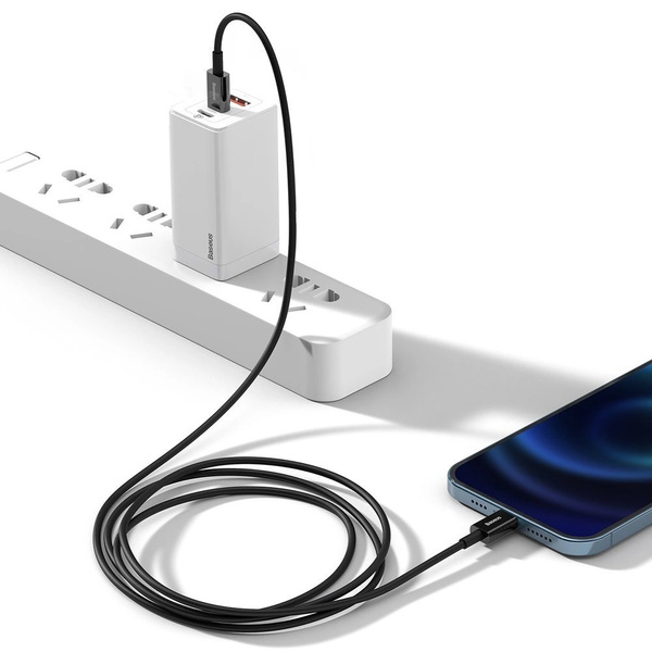 Kábel Baseus Superior Series USB-C / Lightning PD 20W 1 m, čierny