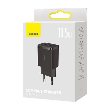 Ładowarka sieciowa Baseus Compact Quick Charger (Czarna)