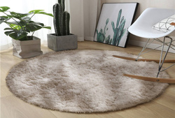 Shaggy Ombre Strado Round Carpet 300x300 OmbreCamel (Beige)