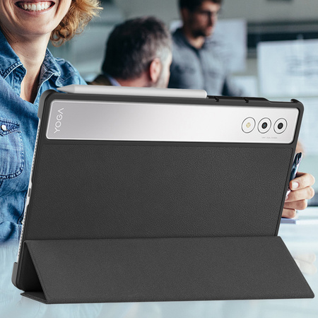 Etui SMART do Lenovo Yoga Tab Plus 12.7 2025 TB520FU ZAEG0022PL z klapką, czarne