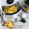 Air Fryer Liners Oil Free Silicone Gray 22 cm