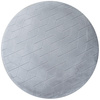 STRADO round Rabbit 3D plush soft like rabbit anti-slip carpet 150 Silver