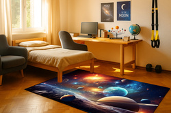 3D gaming carpet Strado Cosmos 120x170 cm planets stars galaxies