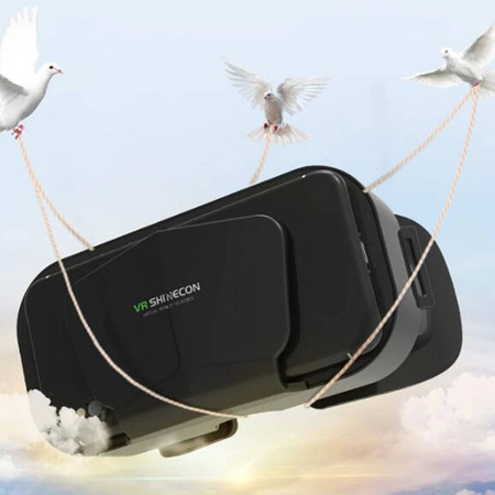 Okulary VR 3D do wirtualnej rzeczywistości gogle Shinecon G10 + GamePad - do smartfona