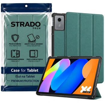 Puzdro Smart na Lenovo Idea Tab 11 2025 s klapkou, zelené - ochranné so stojanom