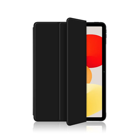 Puzdro Smart na Xiaomi Redmi Pad SE 11 2023, čierne - ochranné so stojanom, prístup k portom a tlačidlám