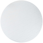 STRADO round Rabbit 3D plush soft like rabbit anti-slip carpet 140 White