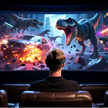 Okulary VR do telefonu VRG Q8 Wirtualna Rzeczywistość 3D Gogle Gry Filmy