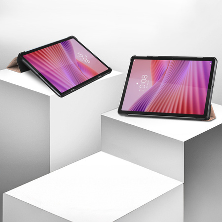 Puzdro Smart na Lenovo Tab 10.1 2025 s klapkou / Lenovo Tab, ružové - ochranné so stojanom