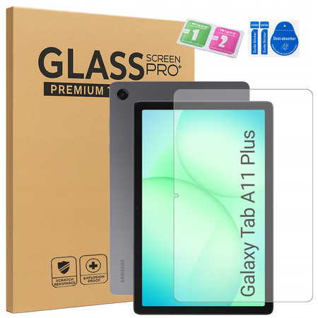 Tvrdené sklo matné na Galaxy Tab A11+ Plus 10.9 2025 / A9+ Plus 11 2023 - ochrana displeja 9H, plné krytie