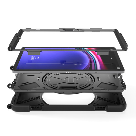 Puzdro pancierové Shockproof s držiakom na Samsung Galaxy Tab S9 / S9 S10 / S7 - ochranné