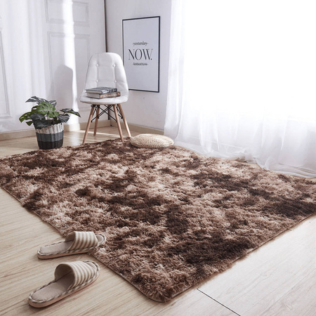 Dywan Ombre Shaggy Strado 130x190 OmbreCoffee (Brązowy)