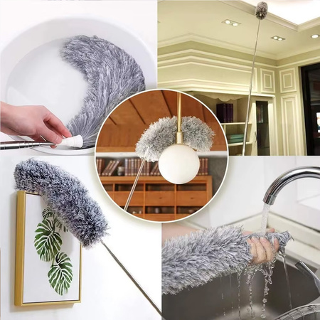 STRADO telescopic dust broom 3in1 250cm brush sweeper set XXL